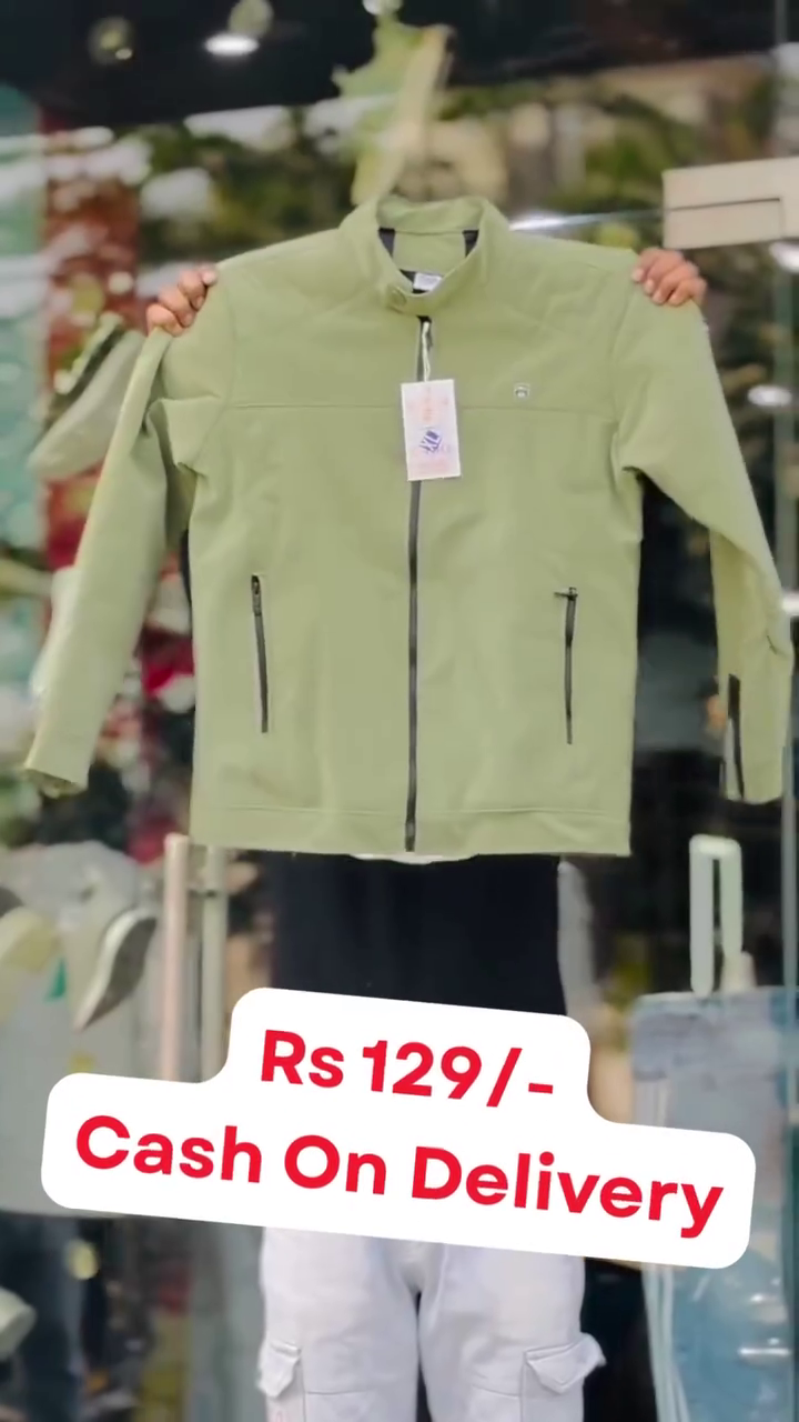 Premium White Men’s Jacket at Just ₹129 – Cash on Delivery Available - Image 4