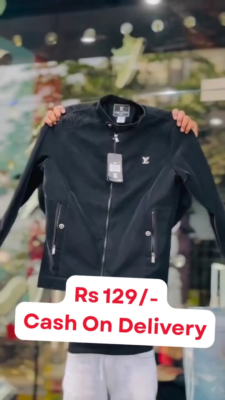 Premium White Men’s Jacket at Just ₹129 – Cash on Delivery Available - Image 3
