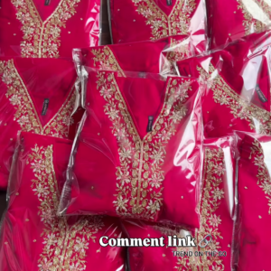 Vibrant Red Embroidered Kurta Collection